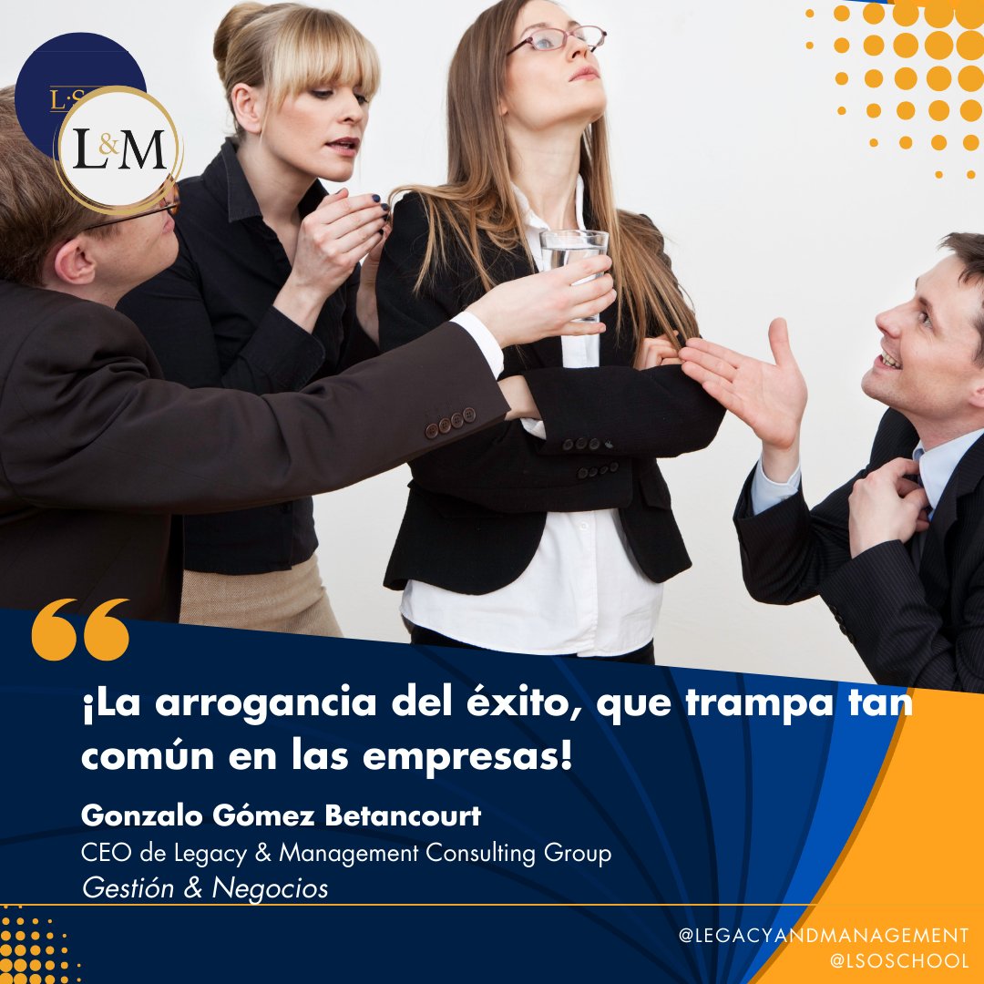 Te invitamos a leer: “¡La arrogancia del éxito, que trampa tan común en las empresas!”
-por Gonzalo Gómez Betancourt
Léelo Aquí: gestionynegocios.co/.../la-arrogan…
#legacyandmanagement #arrogancia #legacyschoolofownership #articulo #gestionynegocios #negocios #familiaempresaria