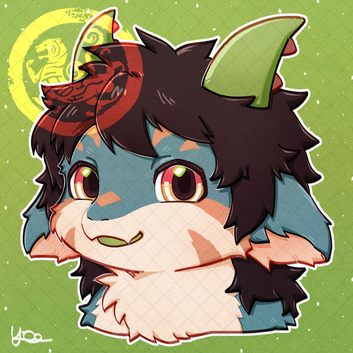 YeeYee995's tweet photo. 委托，大Q头
#furry #furryart #Commission #兽圈 https://t.co/4HNw8ovwD1