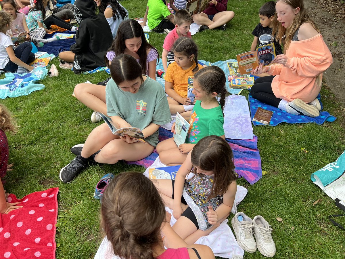 We are enjoying Beach Blanket Books!!