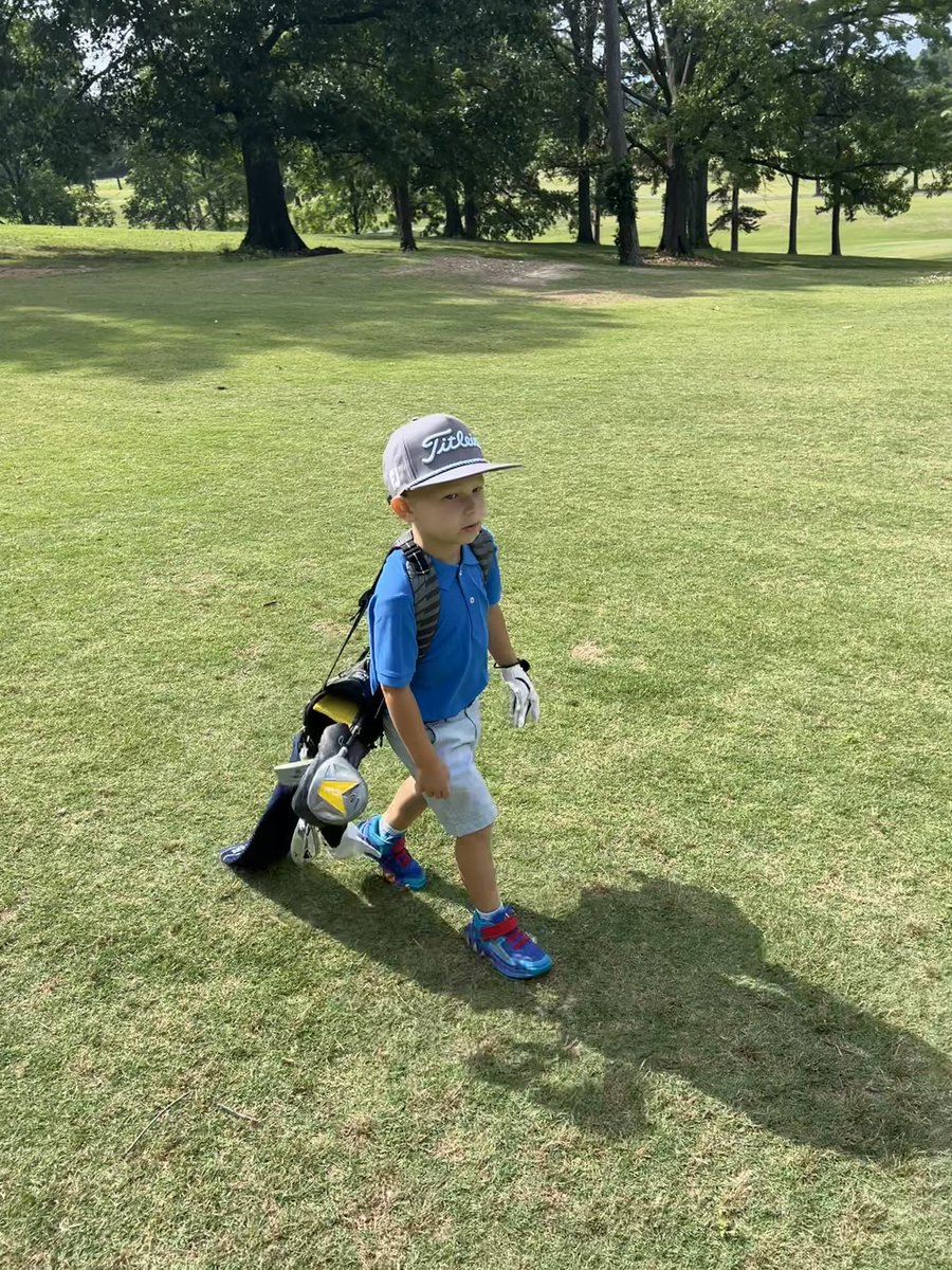 headcoachbrad's tweet photo. Great day on the golf course with Braxton. He Played in his first Sneds tour event today in Dandridge, TN. He Hit some good shots, meet some new friends and hopefully learned a lot. Next tournament coming up July 6. #Age5 ⛳️🏌️♂️ https://t.co/sS76jjBdpK