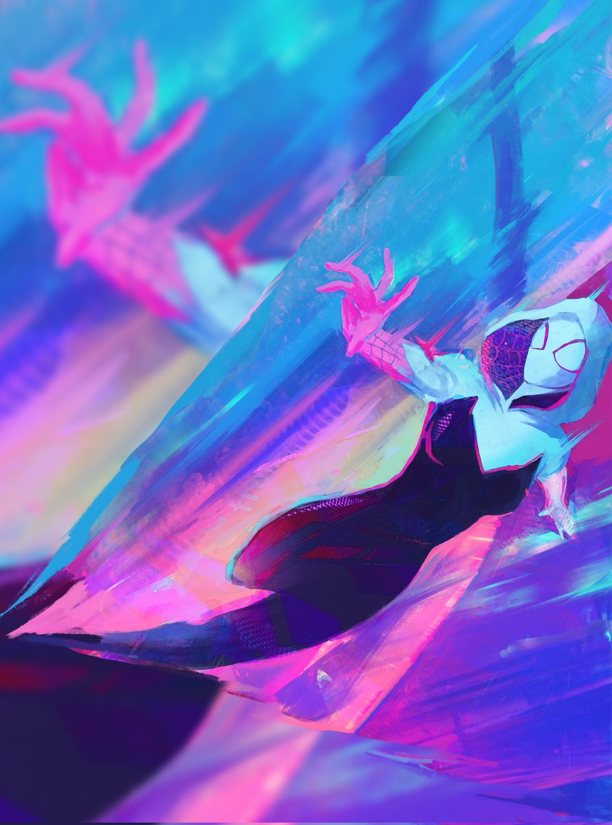 shimhaq's tweet photo. Some detail shots from the Across the Spiderverse poster! 
#SpiderManAcrosstheSpiderVerse https://t.co/U0hrpAIuQf