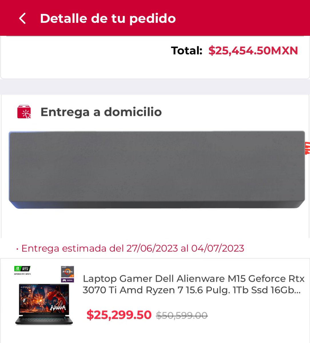 TampaRebolledo's tweet photo. Adquirí un equipo de cómputo en @officeDepotMex,  todo para que cancelaran de manera unilateral, somos cientos de casos los afectados @Profeco @AtencionProfeco @SheffieldGto @XatakaMexico @AristeguiOnline #HotSale #OfficeDepotNoCumple  #PublicidadEngañosa https://t.co/30iBydoKM7