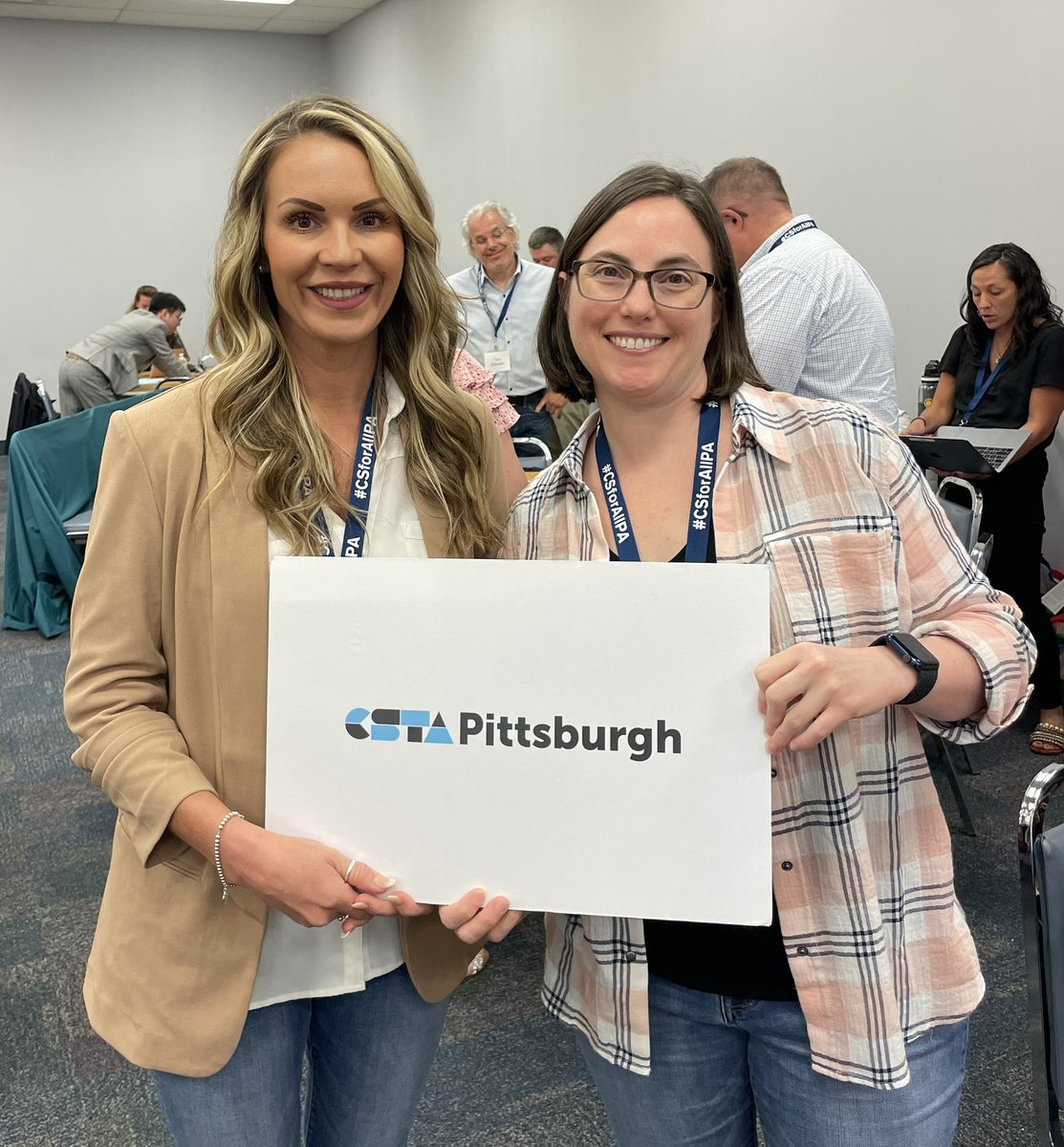 cstapittsburgh's tweet image. @cstapittsburgh is at 2023 #CSforAllPA representing @csteachersorg alongside @CSTASusquehanna @CstaLongwood #CSinPA #csforall #CSTA @teachme124 @BeccaGutosky