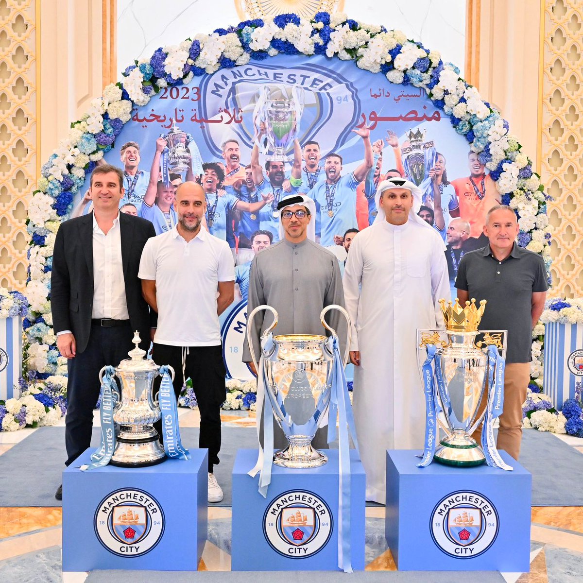 City_Xtra's tweet photo. The Treble: Delivered to the Boss, @HHMansoor. 🏆🏆🏆💙 https://t.co/jMGmJxqZEL