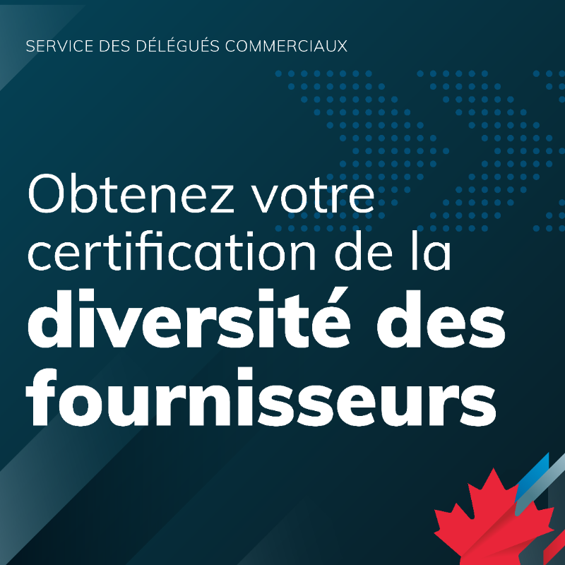 SDC_TCS's tweet photo. Prêt à propulser votre entreprise autochtone vers de nouveaux sommets?
Le financement de #CanExport pour PME aide les entreprises autochtones à couvrir les frais de certification de la diversité des fournisseurs.
#MNHA2023