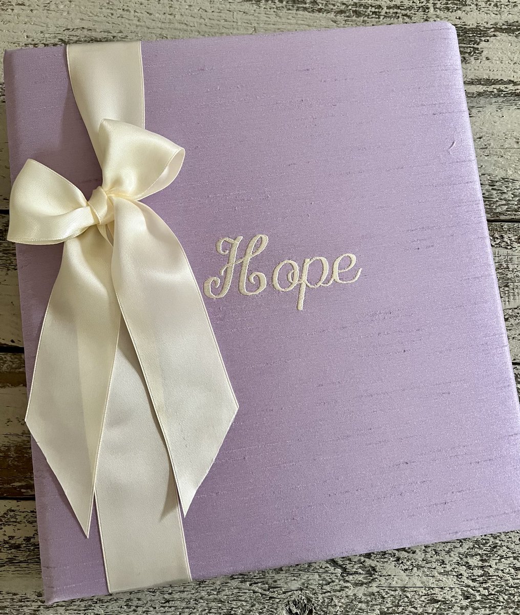 sooburns's tweet photo. Lavender silk baby book with lavender inside journaling pages, on sale at;
https://t.co/2u4fm3Txxh https://t.co/8JcBiInJib