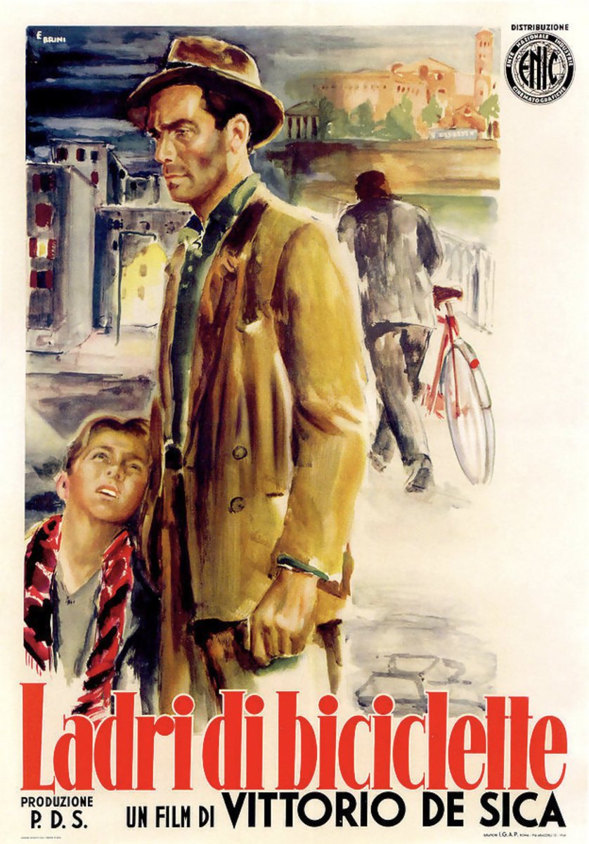 This is a poster for the Italian film Bicycle Thieves. No, it’s not our second film. It is, however, the inspiration for our second film. You could consider the film a “parody” of Bicycle Thieves….

#bicyclethieves #parody #bike #podcast #moviepodcast #twodudesonedoublefeature