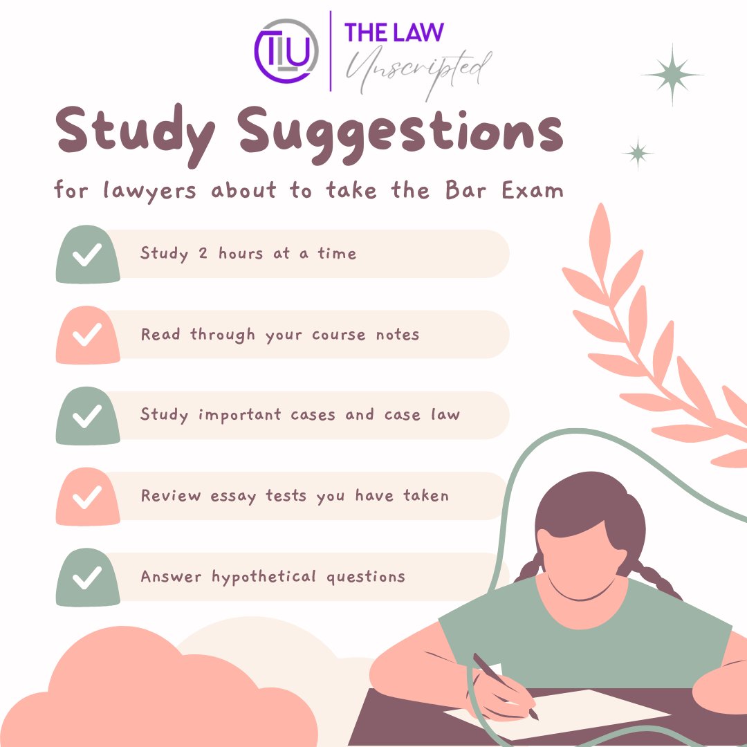 LawUnscripted's tweet photo. If you're studying for the Bar Exam this July, you have a lot on your plate. Here are some of our suggestions for how to study and what to study. You can do this!
#tehranilawllc #thelawunscripted #lawschool #lawschoollife #bar #barprep #barpreplife #barexam #barreview https://t.co/HFkClUGtqw