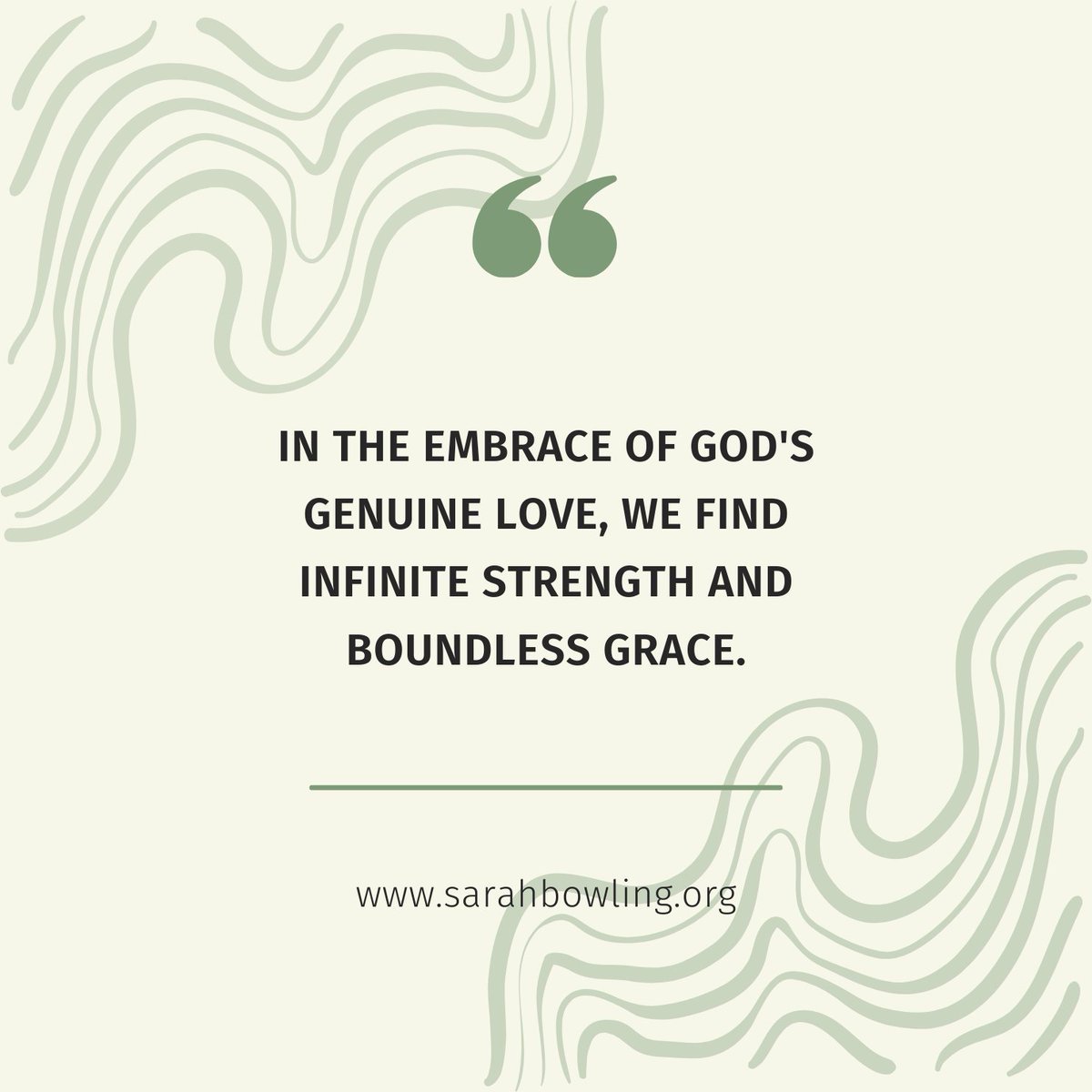 God's love for us supplies us with everything we need. Tag a friend to remind them of God's love for them 🤩
-
#sarahbowling #genuinelove #lovequotes #Godquotes #quotesforsuccess #dailyquotes #dailywisdom #lovegodloveothers #pursuelove #grateful #jesusdiedforus