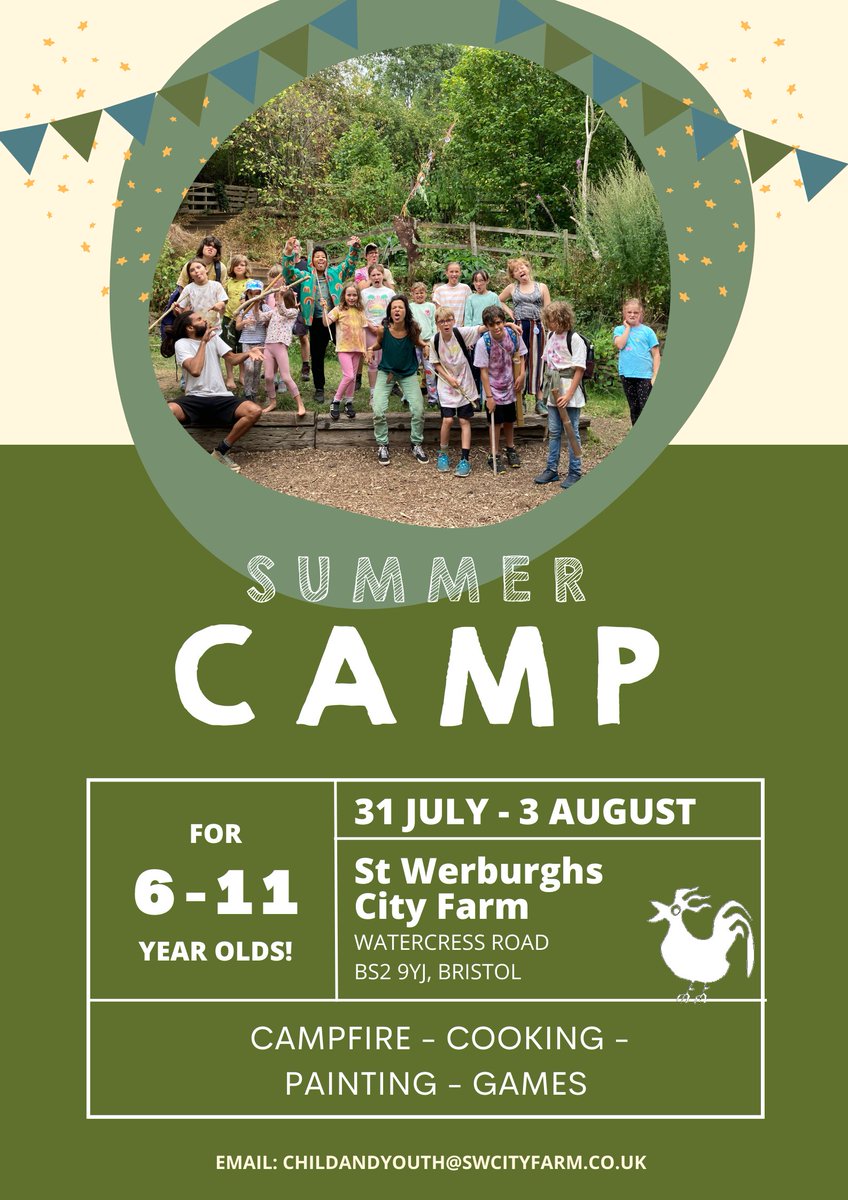 swcityfarm's tweet image. There are still a few spaces left to sign up for this year's Summer Camp! Expect to craft, cook and camp in our magical woodland at Boiling Wells. Drop us an email: childandyouth@swcityfarm.co.uk to get involved 🌳☀️🐾✨🌱 #summercamp