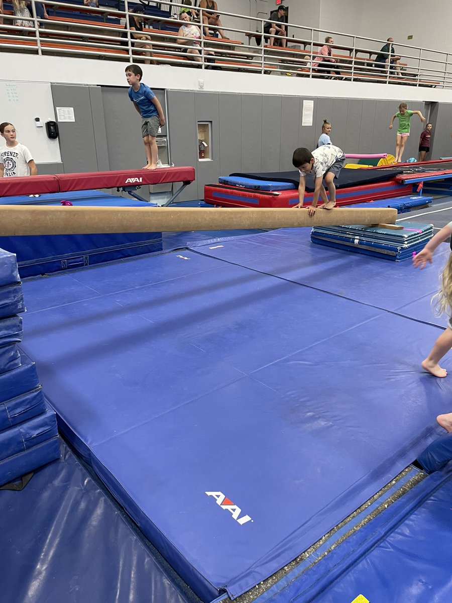 Ninja gymnastics is the best!