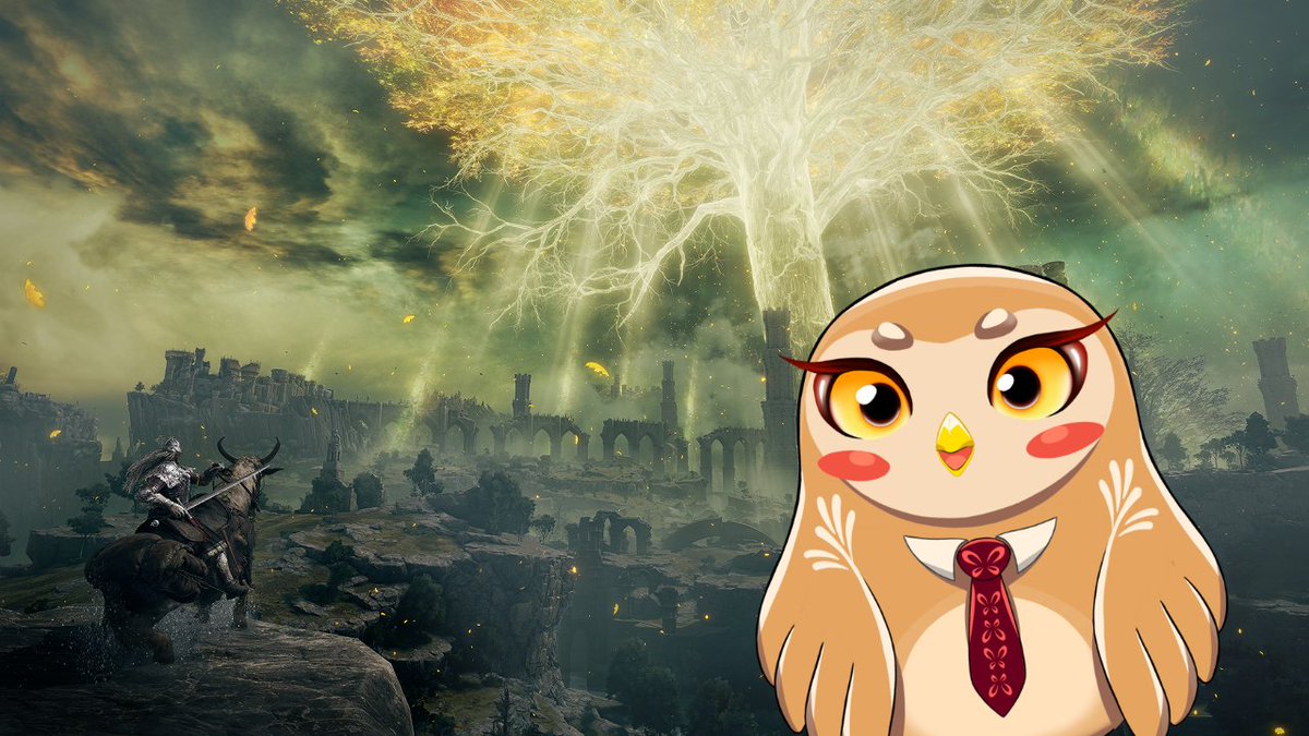 Playing Elden Ring for the first time!
I know nothing about this game or Dark Souls please send help 😭

twitch.tv/pyg_myyy 🦉