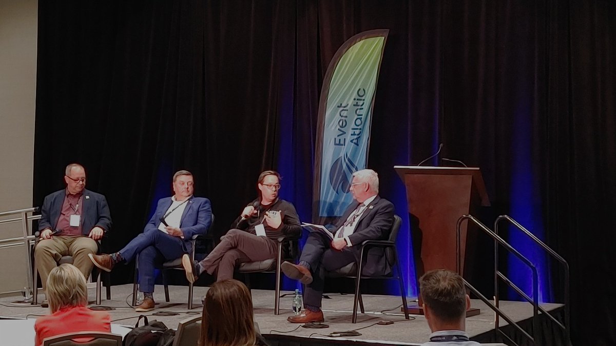 We love our Mayors! &amp; love it even more when they take time out of their busy schedules to spend time at the <a href="/EventAtlantic/">EventAtlantic</a> Summit to speak &amp; share their perspective on events &amp; why they are important to their communities
<a href="/townofgander/">Town of Gander</a>
<a href="/summersidePEI/">City of Summerside</a>
@CityofStJohns
<a href="/EdmundstonNB/">Ville d'Edmundston</a>