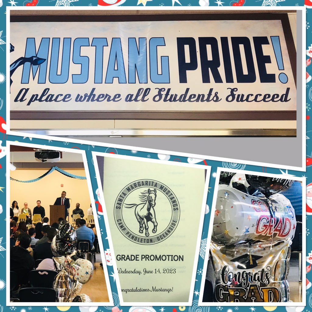 Congrats to Santa Margarita 8th graders on a successful promotion ceremony! Principal Dan Jarvis and team are so proud of you all! @oceanside @OsideSup @OsideUSD <a href="/MustangsSM1/">Santa Margarita Mustangs 🐎</a>