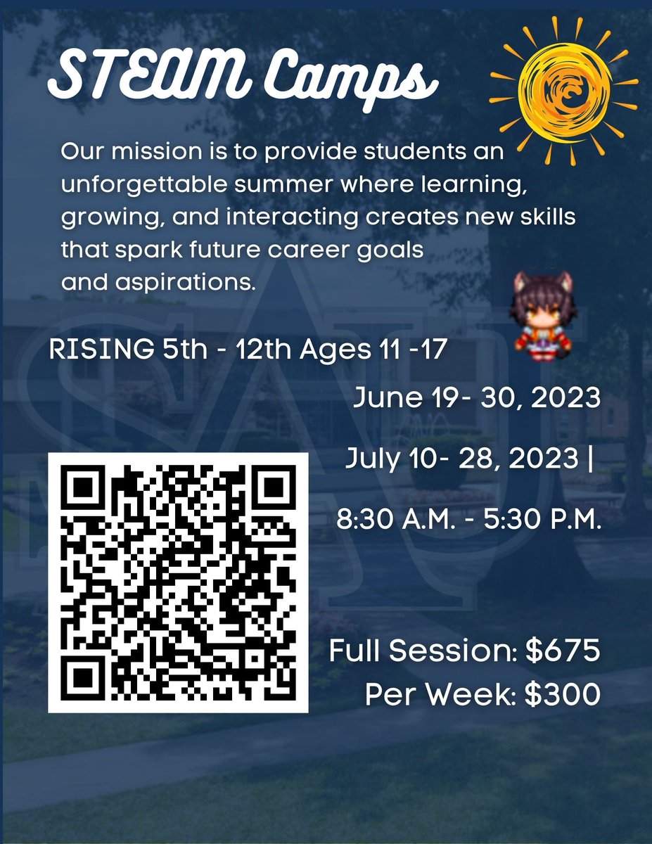 Steam Camp At Saint Augustine's University! Register Today! …intaugustinesuniversity.formstack.com/forms/summer_c… #steam #stream #stem #stemeducation #stemeducationforkids