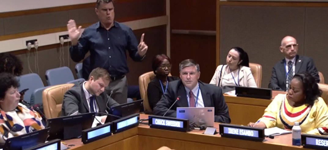 Keystone_KHS's tweet photo. KHS President Charles Sweeder at #COSP16: Health equity is an issue that we as providers of services for people w/disability face every day. Health care professionals are not equipped to support people w/disabilities &amp; face financial disincentives, how can we be more inclusive? https://t.co/ZUP7wwQdNS