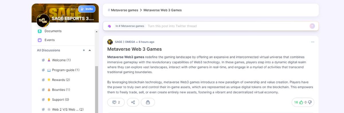 Sage DAO tweet media