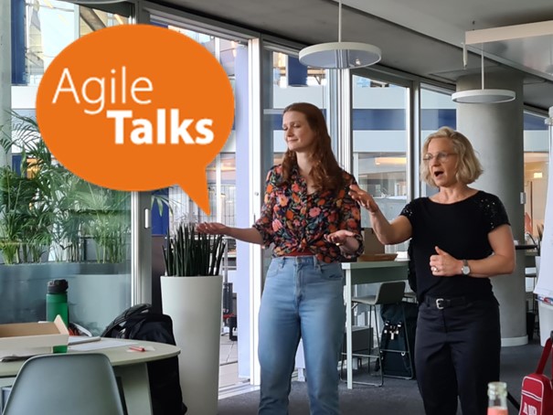 Endlich wieder einen Agile Talk in Präsenz. Vielen Dank an Verena Lohner und Juliane Behneke <a href="/St_Brise/">Steife Brise, Impro</a> für den tollen Abend!

Mehr Infos und Bilder: agiletalks.de/talks/13-06-20…

Alle Infos: AgileTalks.de

#AgileTalkssponsored by: <a href="/adesso_SE/">adesso_SE</a>