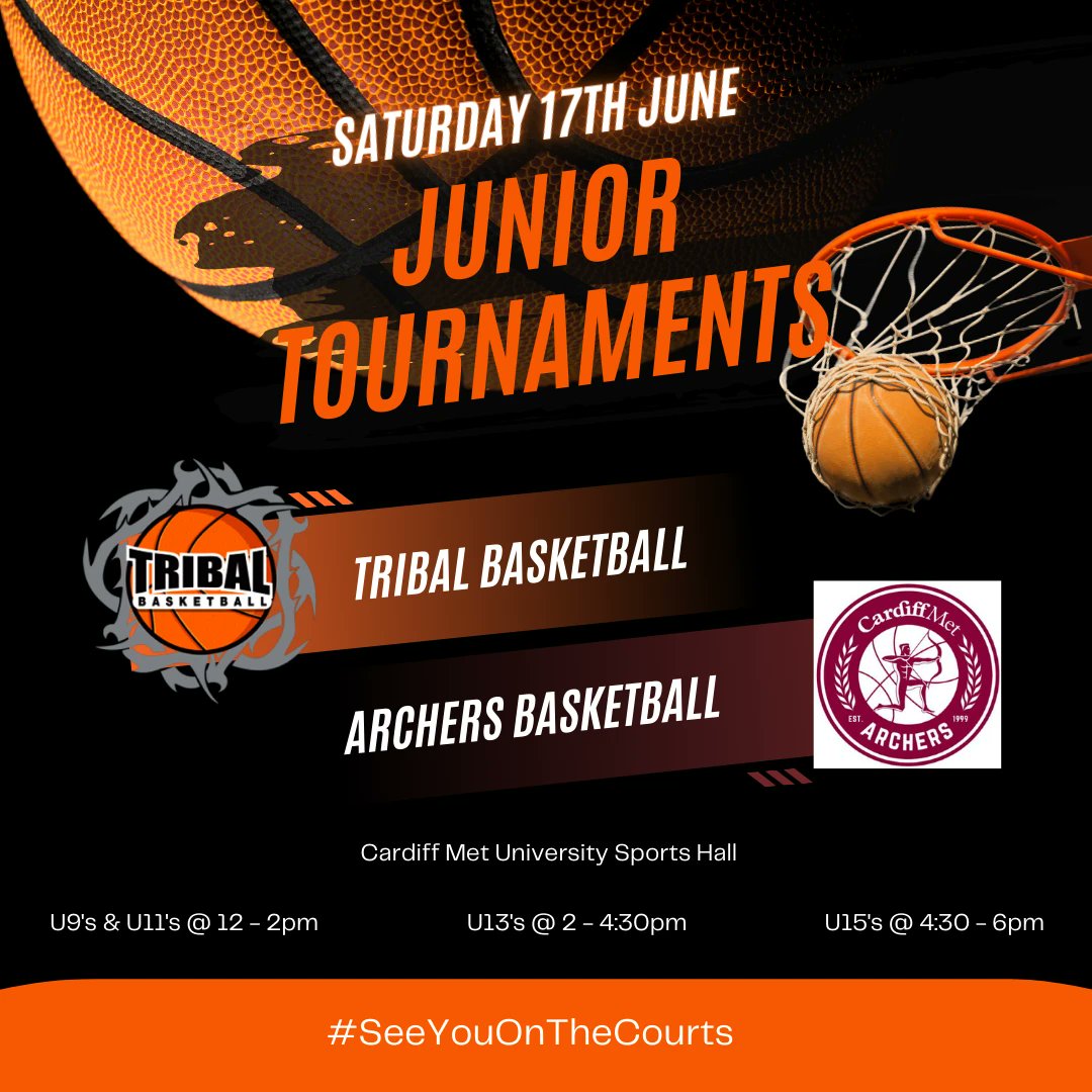 We are looking forward to our monthly visit to our good friends at Cardiff Met Archers on Saturday. We're aiming to see over 100 youngsters take to the court for another action-packed day of Basketball 🏀

#Community #Basketball #Cardiff #JoinTheTribe #SeeYouOnTheCourts