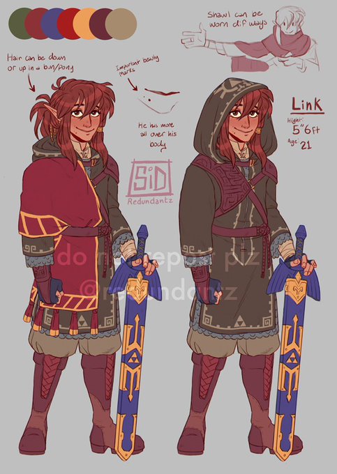 ✨Ancient Loz Trio ✨(+ Sheik) [ ancient loz au ]