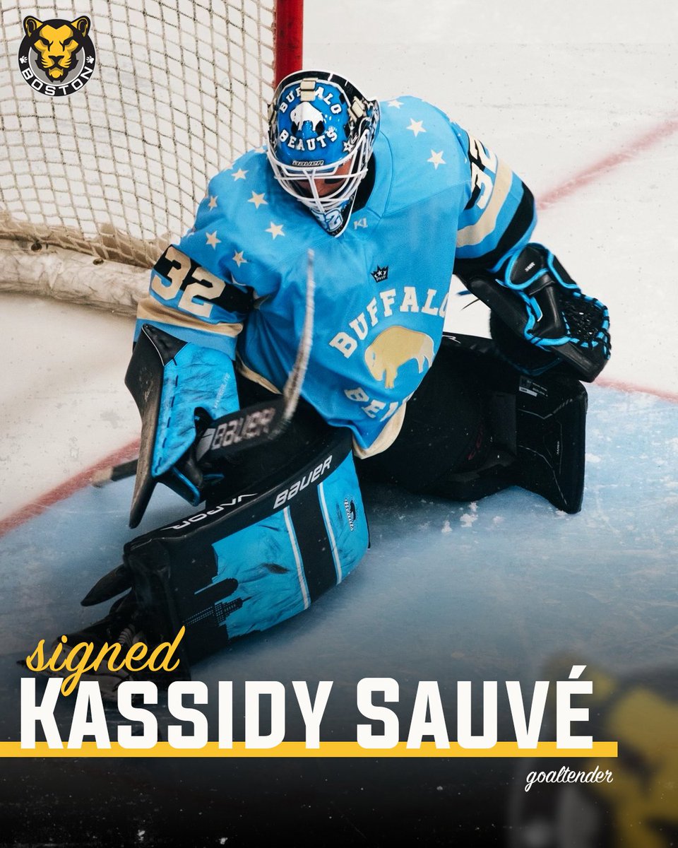 🚨SIGNING NEWS 🚨 Can’t spell Sauvé without save! Goaltender Kassidy Sauvé has signed with the Pride. ✍️: pride.premierhockeyfederation.com/news/boston-ad… #PridePHF | @ksauve32