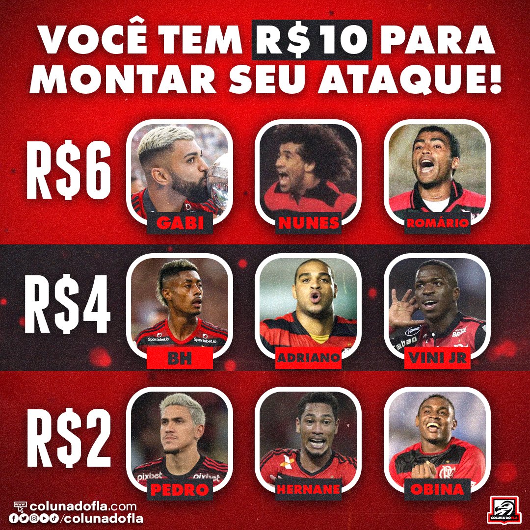 ColunadoFla's tweet photo. NÃO VALE FICAR EM CIMA DO MURO!!! 👀

Qual é o seu ataque? 🤔 #colunadofla https://t.co/oFqmZfqBub