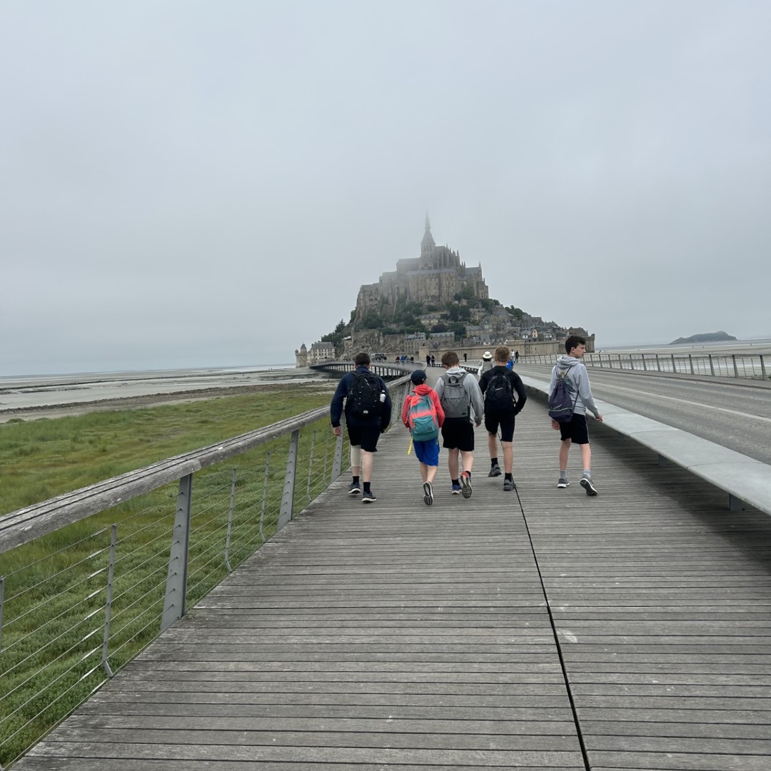 Some more photos from our  Year 8 and 9 students in Dinan!
They enjoyed a guided tour of Le Mont Saint Michel & Abbey and explored the nooks and crannies of this iconic UNESCO World Heritage Site.
#Anglofamily #DinanAdventures #LeMontSaintMichel #UnforgettableExperiences