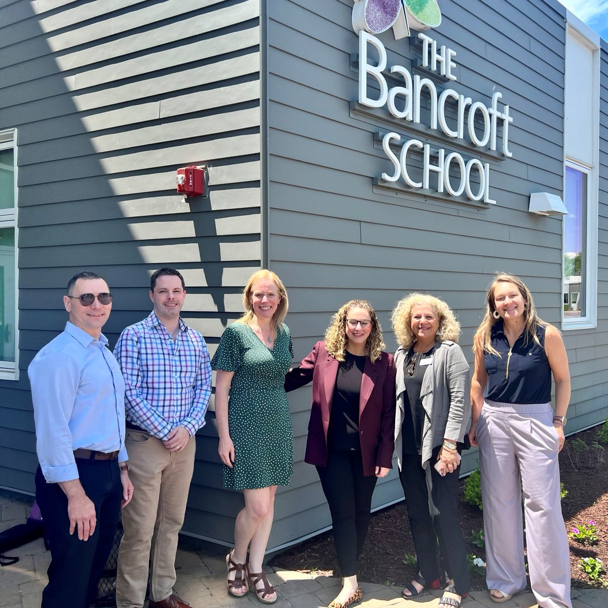 AutismNJ's tweet photo. As part of our partner tour, Autism NJ ED, Dr. Suzanne Buchanan &amp; Dir. of Public Policy Laura Console visit @BancroftOrg in Mount Laurel. We thank the team for welcoming us to their Welsh Campus &amp; discussing their programs that support the autism community. #autismnjpartner https://t.co/g3Ei9b9Svi