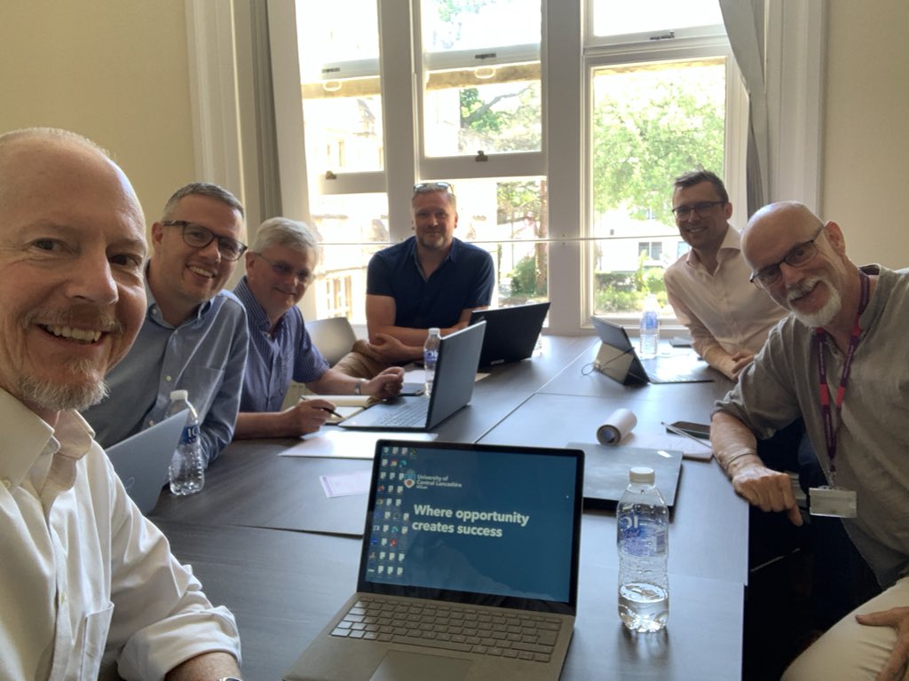 Inaugural meeting of iSuRGe (inter-institutional Strategic Research Group), a chiropractic research strategy group for the UK. Great stuff! <a href="/chiromdt/">Mark Thomas</a> @mrdanielmoore <a href="/AECCSchoolChiro/">HSU | AECC School of Chiropractic</a> @UCLan <a href="/LSBU_HSC/">Institute of Health and Social Care</a>