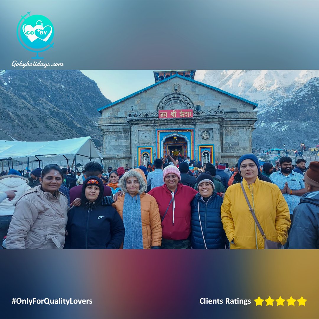 Another 😍 #happyclients with our Do Dham tour package.

Thank you for choosing #GoByHolidays

#OnlyForQualityLovers #YourOwnTravelCompany #chardham #kedarnath #uttarakhand #badrinath #chardhamyatra #kedarnathtemple #india #uttarakhandheaven #travel #himalayas #mahadev