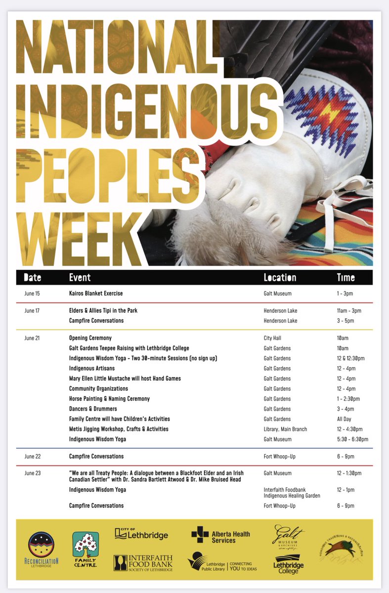 If any students are looking for something to do on National Indigenous Day, this sounds like a great day!