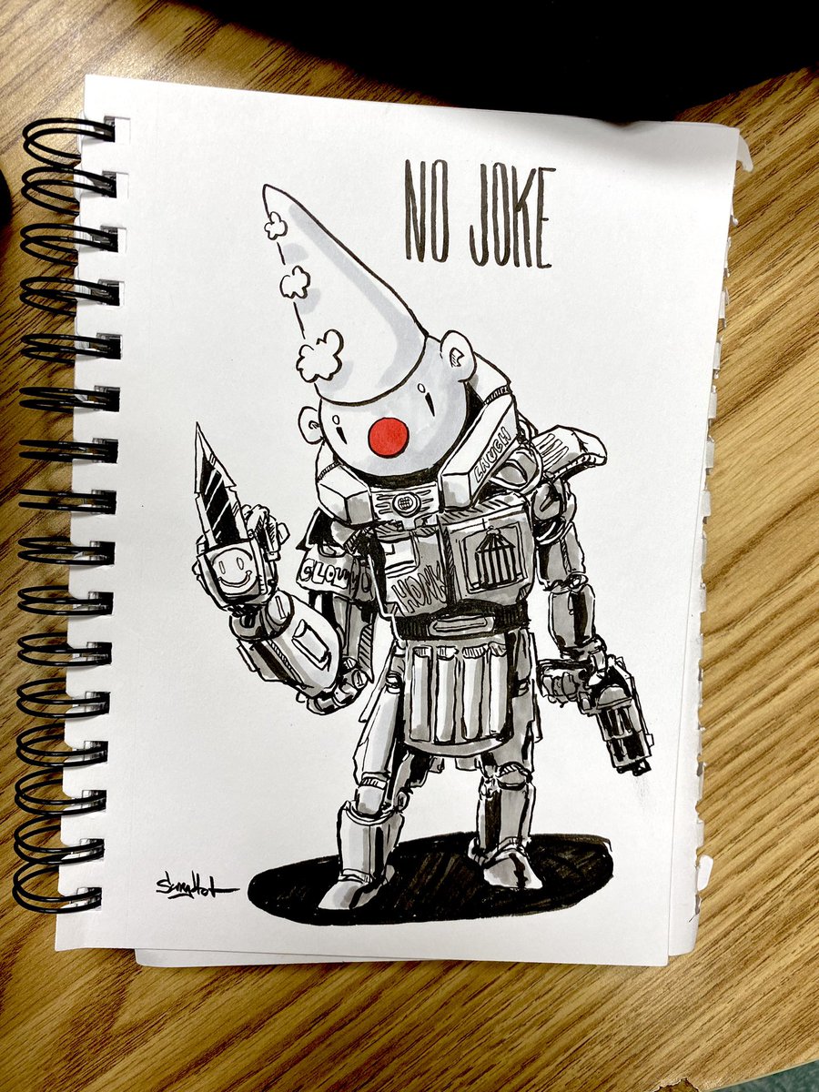 sorry_hat's tweet photo. Lunch sketch. https://t.co/pyVRoWMiDW
