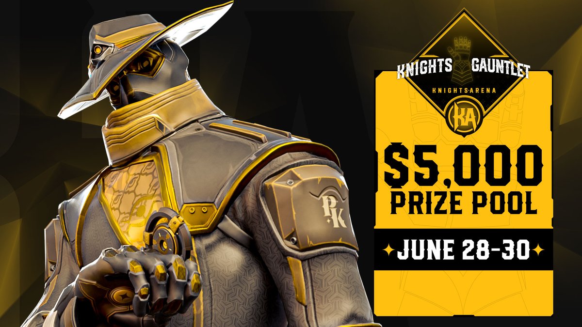 Welcome to the Knights Gauntlet $5,000 VALORANT Tournament 🤑

👥 128-teams
📅 June 28-30 @ 4PM EST

SIGN UP HERE! 👇
pks.gg/junegauntlet