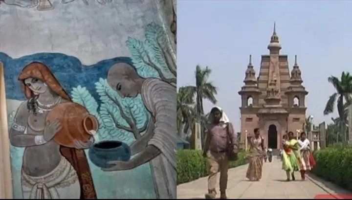 Rhind51's tweet photo. जिनको लगे हिंदू धर्म में गलतियां हैं वो सारनाथ बनारस की महाबोधी मंदिर जाएं... वहां पर बुद्ध के जन्म से लेकर  कैसे बौद्ध भिक्षुका बिना उदार कपड़ों के रहती थी उसका चित्रण देखने को मिलेगा!

एक पिक्चर शेयर कर रहा हूं विज्ञान की रट वाले आरक्षणभोगी भीमटे बताएं यह कौन सा साइंस है?👇 https://t.co/2nWNpi2Y8A