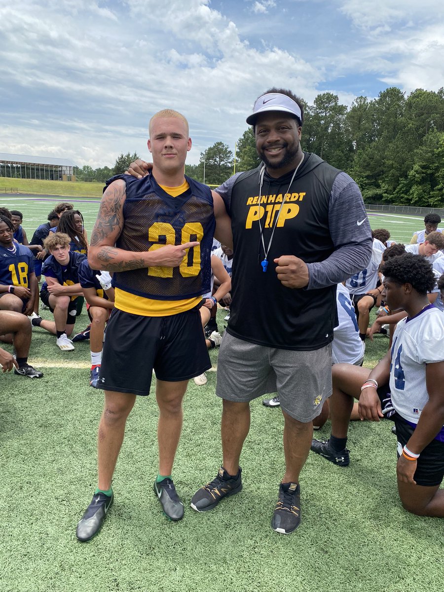 James Miller football campDay 2 at East Coweta: here are our camp MVPs! Next opportunity to showcase your skill set is Friday June 16 at Reinhardt Univ. Registration QR code on our timeline