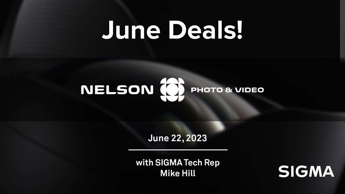 Sigma_Photo's tweet image. Visit @NelsonPhotoSD and stop by the SIGMA counter to check out the latest line up of lenses and ask SIGMA Tech Rep, Mike Hill about exclusive offers #SanDeigo 

blog.sigmaphoto.com/events/june-de…