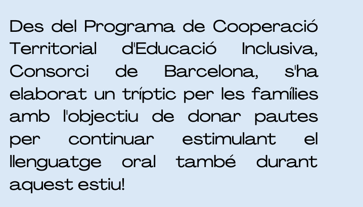Agraeixo les campanyes d'<a href="/educaciocat/">Educació</a> i la bona voluntat, però acabem de rebre un tríptic per estimular el desenvolupament lingüístic dels més menuts a l'estiu i està farcit de preposicions errònies. Sisplau, contracteu correctors abans d'enviar materials a tot Catalunya.