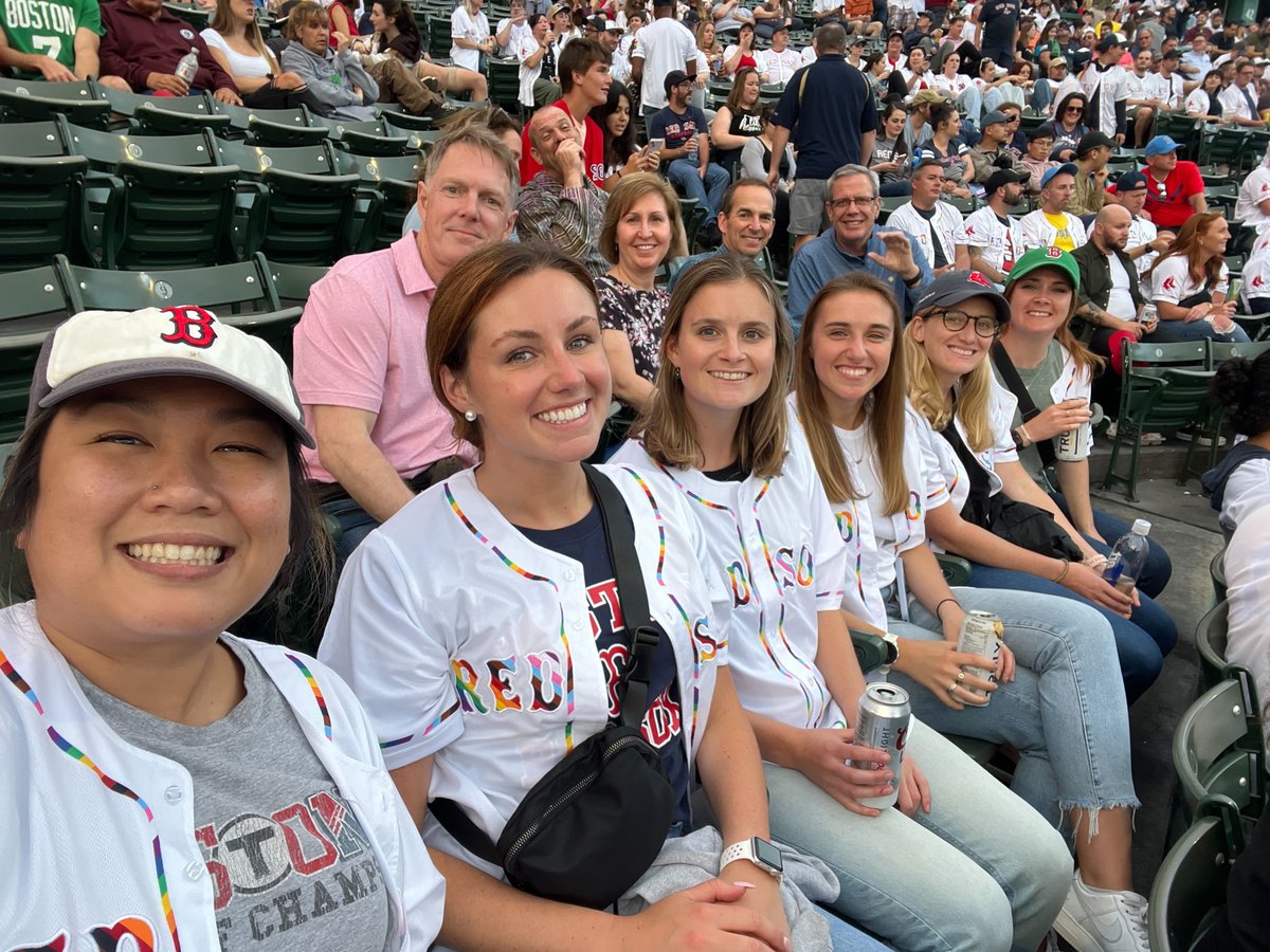 Last night our team joined the vibrant celebration of #Pride at the <a href="/RedSox/">Red Sox</a> game! As we soak in the spirit of inclusivity and unity during this special month, we’re grateful to have shared a great night at Fenway Park!  🏳️‍🌈

#PrideNight #PrideMonth #LoveIsLove #Inclusivity