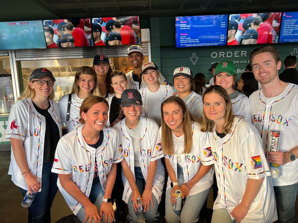 BowdoinGroup's tweet photo. Last night our team joined the vibrant celebration of #Pride at the @RedSox game! As we soak in the spirit of inclusivity and unity during this special month, we’re grateful to have shared a great night at Fenway Park!  🏳️‍🌈

#PrideNight #PrideMonth #LoveIsLove #Inclusivity https://t.co/HdhHmZoCaF