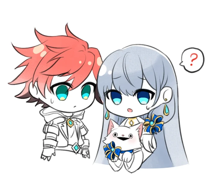 ⊙▽⊙ #白猫お絵描き