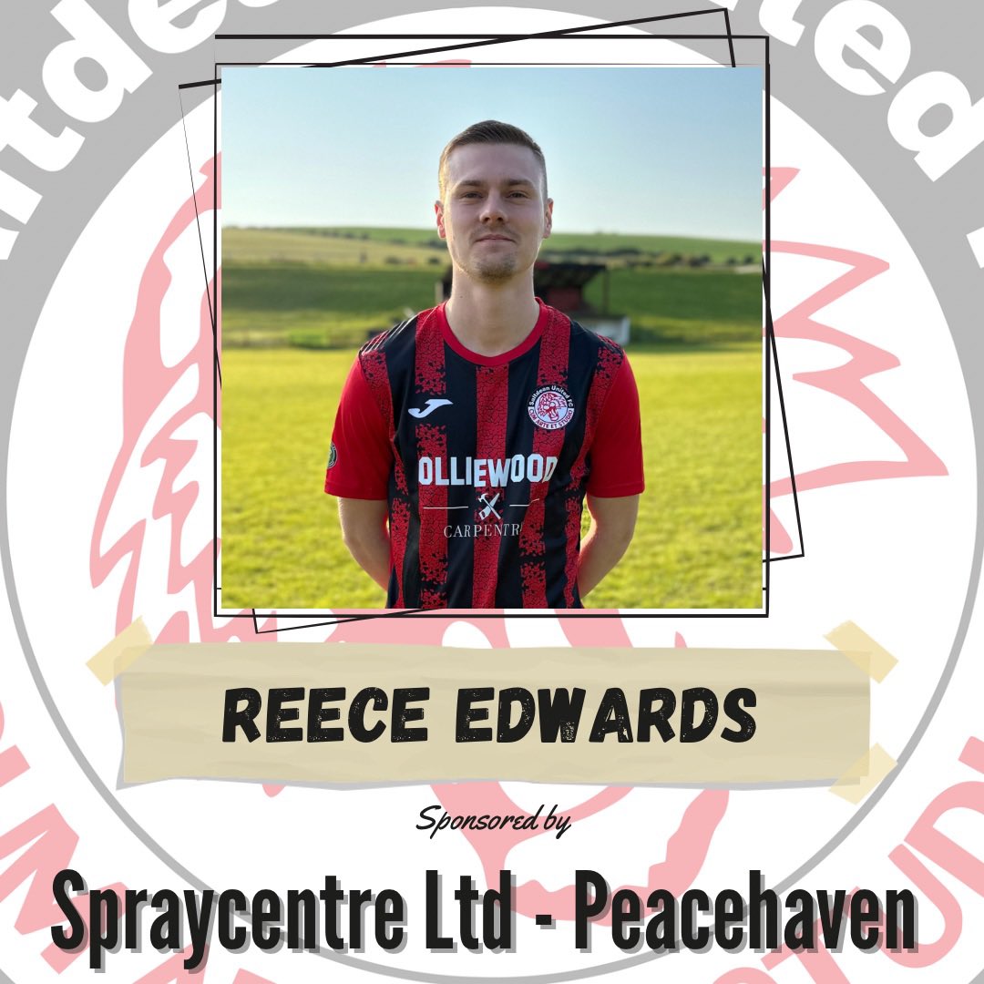 Saltdeanfc's tweet image. 🤝 NEW SIGNING | Saltdean are pleased to confirm Reece Edwards will be joining the club for 2023/24. Edwards, 23, joins from Seaford Town and re-unites with a manager under whom he was U23s top scorer prior to covid.

🙌🏻 Reece is sponsored by Spraycentre Ltd, Peacehaven.
