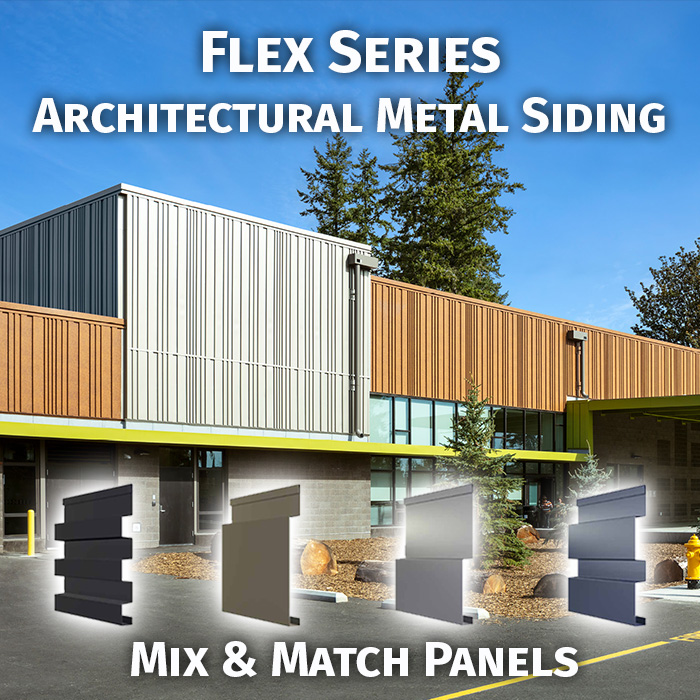 AEP_Span's tweet photo. Flex Series is a collection of four architectural metal siding panels offering design flexibility & versatility. Visit https://t.co/y6Mk9pNKZK to request a free sample.
#MetalSiding #MixandMatch #ConcealedFastened #ArchitecturalPanel #SidingPanel #NewProject https://t.co/qFf7aYJ5Gg