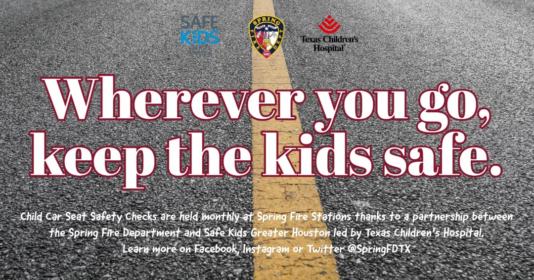 Is your child's carseat #summer & #roadtrip ready? June 20th, #SpringFireDepartment is helping our #community with car seat checks @ Spring Fire Station 77 at 2900 Cypresswood. Book your FREE appointment here: freeseatcheck.as.me/Spring #carseatsafety #safekids