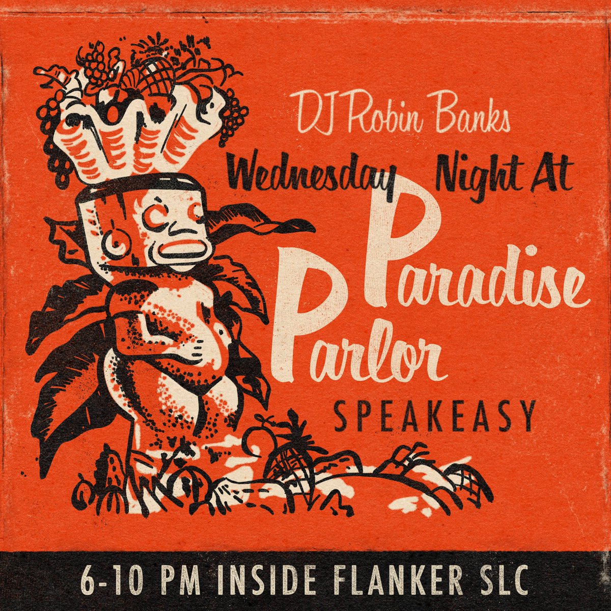 Playing some records at the secret tiki bar inside of Flanker today! Come thru if ur tryin to get a little tiki in your weeky