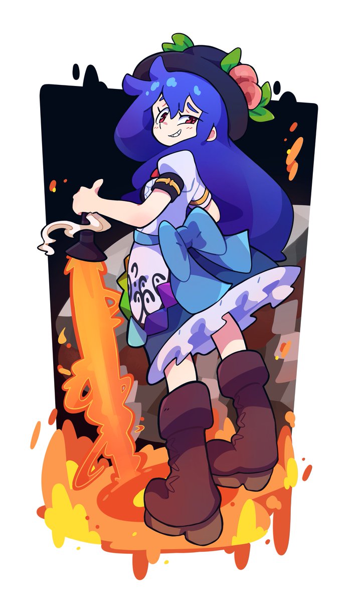 I'm back with a Tenshi 🍑
Commission for <a href="/hyperfloyd/">Hyper</a>!