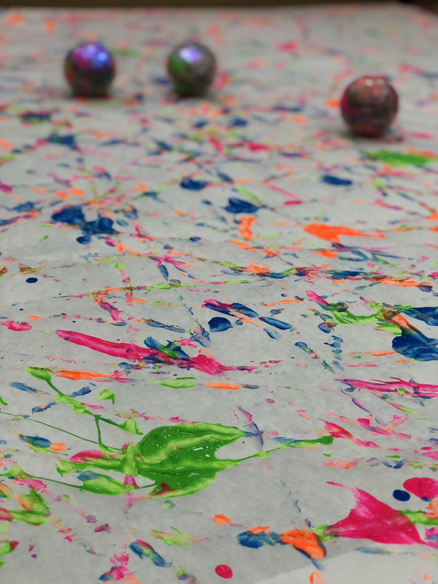 mbweber23's tweet photo. In #ESSP4, students used @sphero Bolt robots to create action art! 🎨 We just LOVE how these turned out! https://t.co/tdBtNXkBNT