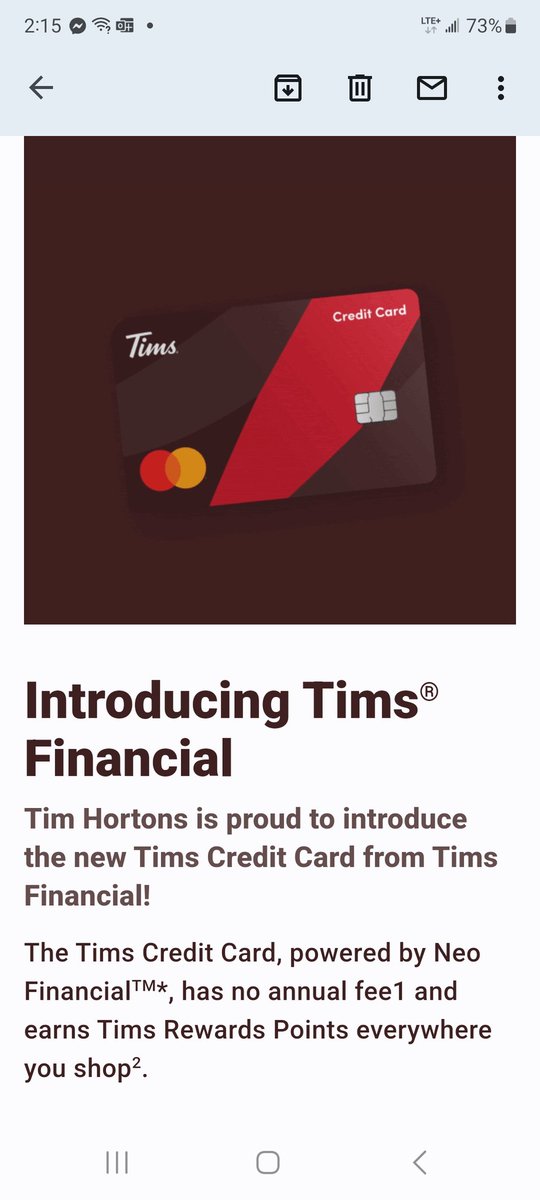 If I ever need proof that <a href="/TimHortons/">Tim Hortons</a> has lost their way, this ludicrous thing that showed up in inbox is proof. WTF? Just make coffee and donuts!!!