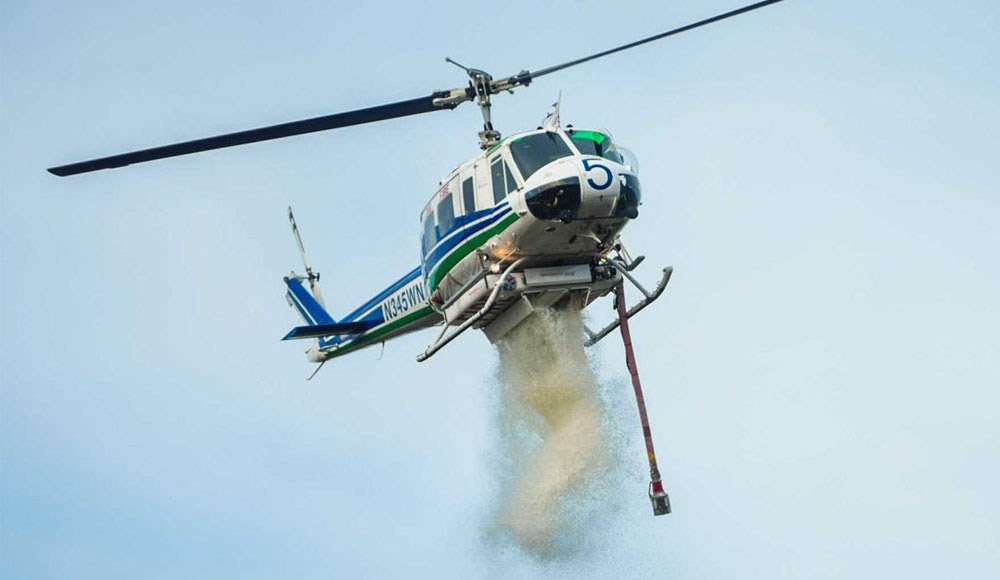 A Washington State Department of Natural Resources Bell UH-1 responds to a wildfire, Apr. 20, 2022.

Photo: HAI/Neva Johnson

#helicopter #helicopterpilot #adedaascharter #rescue #wildfiresafety #wildfire #hai #rotors #medicalrescue #remotearea