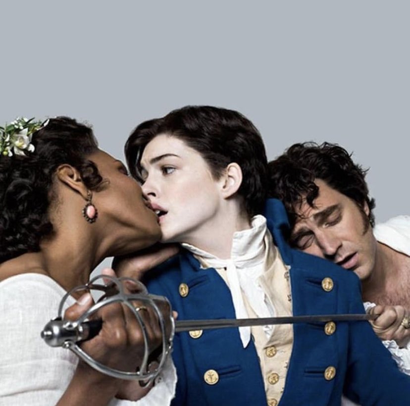 idoherty451's tweet photo. A rainbow shirt in target won't turn your kids gay but this SINGLE PROMOTIONAL IMAGE from a production of Twelfth Night will. https://t.co/Wq00dYenoF