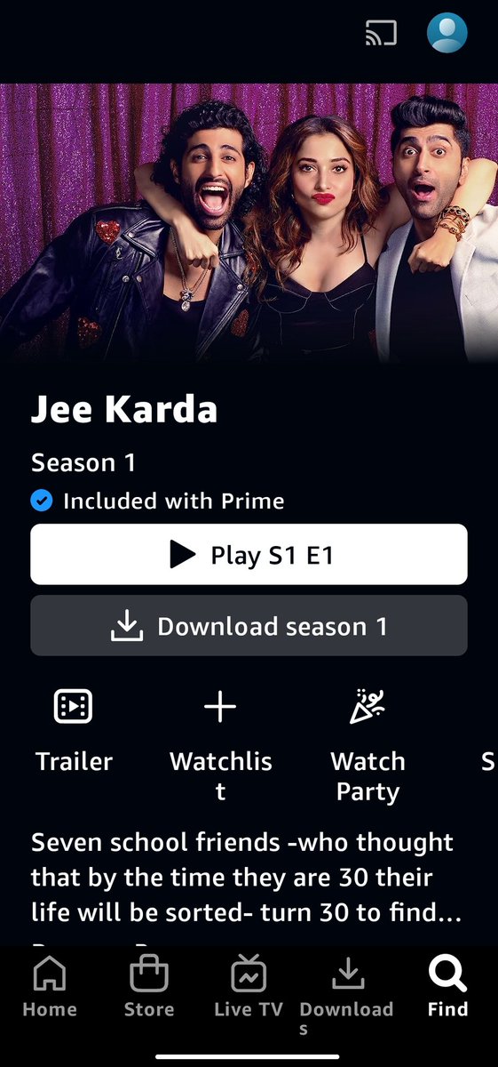 ST: #JeeKardaOnPrime
Just now watched 🙏😂🤯... 
 #LeoFilm